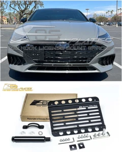 For 20-Up Hyundai Sonata | EOS Plate Front Bumper Tow Hook License Mount Bracket - Picture 1 of 12