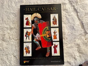 HAIL CAESAR BATTLES WITH MODEL SOLDIERS IN ANCIENT ERA RPG HARDCOVER BOOK - Picture 1 of 2