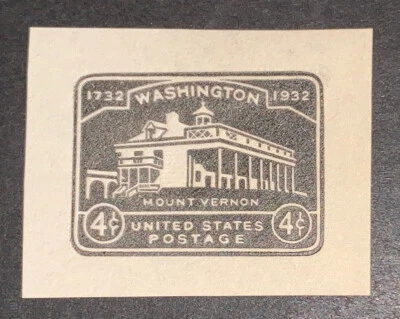 Travelstamps: US Stamps Cut Square Scott #U527 Mount Vernon Mint Hinged - Image 1 of 4