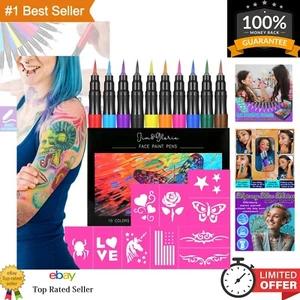 Temporary Tattoo Markers for Skin Fake Tattoo Pens Washable Face Paint Body P... - Picture 1 of 7