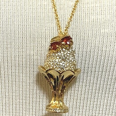 Kate Spade Ice Cream Sundae Pendant Necklace New - Image 1 of 4