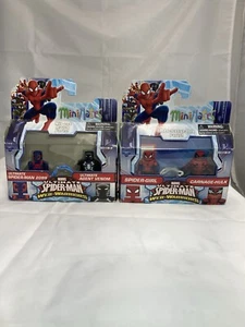 Minimates MARVEL ULTIMATE SPIDER-MAN WEB WARRIORS" 2-PACK LOT (new & Used) - Picture 1 of 8