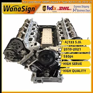 Motorbaugruppe langer Block für 2010-21 Land Rover 508PS Jaguar F-Type AJ133 5.0L - Bild 1 von 4