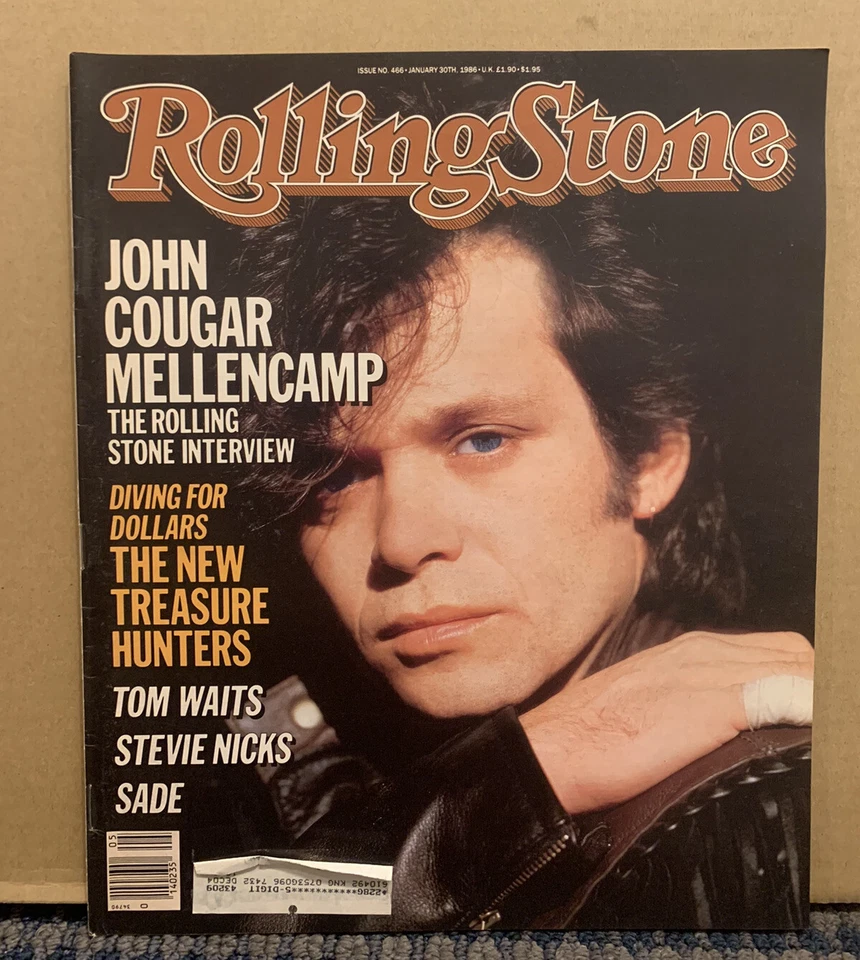 1986 January 30 ROLLING STONE Magazine JOHN COUGAR MELLENCAMP (MH159) - Image 1 of 1