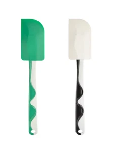 Ikea GUBBRORA Rubber Flexible Spatula Scraper Green/Black Lot of 2 - Picture 1 of 4