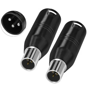 2PZ Mini Adattatore di Alimentazione 3 Pin XLR a XLR 48V Phantom per Microfono Shure Mic - Foto 1 di 7