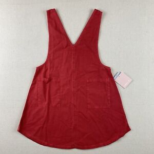 Oneill Girls Finley Dress Size M (8/10) Red Pockets NWT Casual Summer 