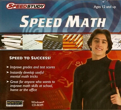 Speed Study Speed Math * PC Windows 10 / 8 / 7 / Vista XP * Brand New & Sealed - Image 1 of 2