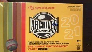 2021 Topps Archives Snapshots Unopened Box - Picture 1 of 1