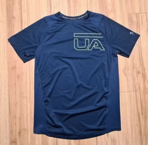 Under Armour Herren Kurzarm Shirt Rundhals UA Logo Midnight Blue Medium - Bild 1 von 10