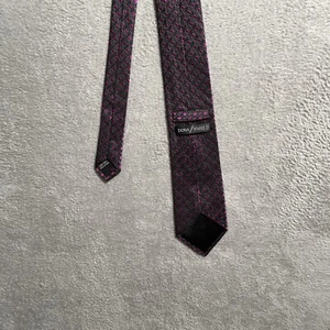 Dona 100% Silk Mens Tie Geometric Multicolor Hand Made - Picture 1 of 8