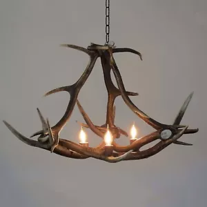 Modern Antler Triangle Chandelier - Picture 1 of 10