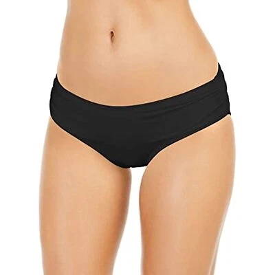 Michael Michael Kors Women's 238620 Shirred Bikini Bottoms Swimwear Size M - Image 1 of 4