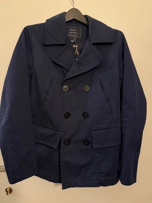 Chaqueta mediana GANT Hombre Azul Patrón Chaquetón - Excelente Estado Foto 1 de 3