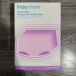 Frida Mom Damen Boyshorts Grau 8er Pack Normalgröße Wochenbett - Bild 1 von 9