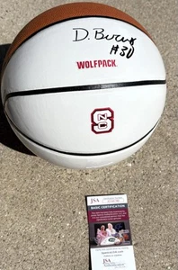 D.J. BURNS NC State SIGNED Basketball JSA COA WOLFPACK - Picture 1 of 2