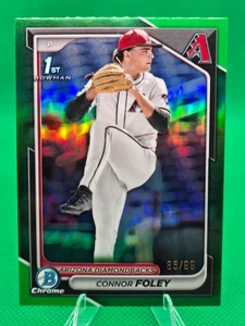 2024 Bowman Draft Chrome Connor Foley True Green Refractor 85/99 #BDC-50 - Bild 1 von 2