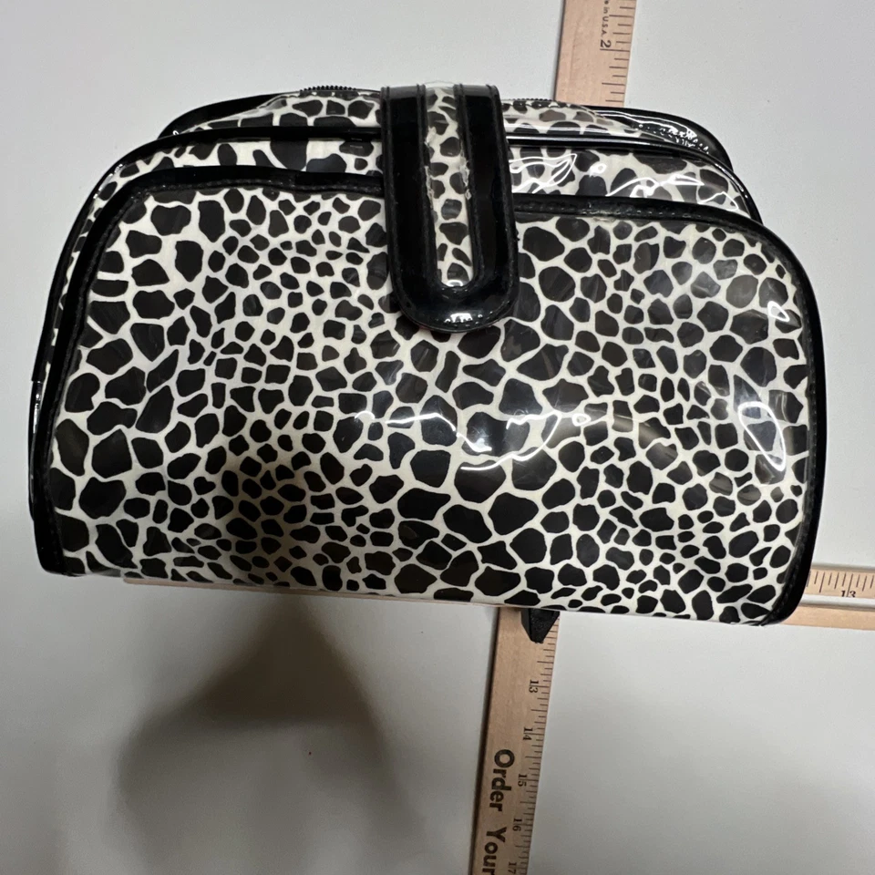 Wacoal Estuche de Cosméticos Bolsa de Maquillaje Bolsa de Viaje, Juego de 2, Negro Blanco Foto 1 de 4