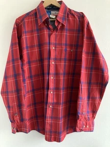 Wrangler George Strait Men's Cowboy Cut Collection Button-Down Shirt Size L - Picture 1 of 6