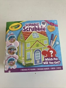 Crayola Scribble Scrubbie eigenartiges Haustierhaus, Kinder Haustierpflege Spielzeug Set, schneller Versand - Bild 1 von 1