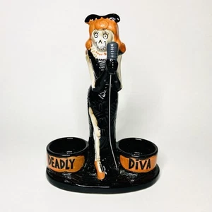 Yankee Candle Boney Bunch Deadly Diva 2015 Double Halloween Teelichthalter - Bild 1 von 6
