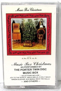 The Porter Twin Disc Music Box Music Box Christmas Cassette 1984 Porter - Imagen 1 de 4