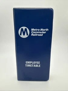 Metro North S-Bahn Mitarbeiter Fahrplan 1985-86 ~ selten schön ~ - Bild 1 von 13