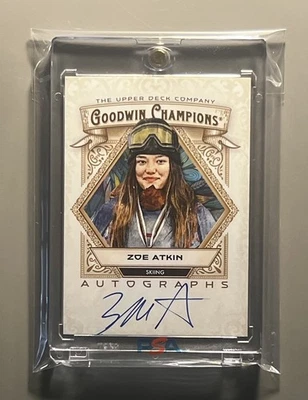 ZOE ATKIN ⛷️✨NOVATO✨ TARJETA AUTOGRAFIADA!!! ESQUÍ ESTILO LIBRE OLÍMPICO ¡¡GENIAL!!! Foto 1 de 2