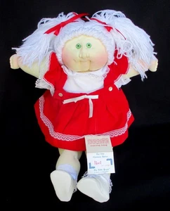 Hand Signed 1980 Xavier Roberts Soft Sculpture Little People Christmas Doll - Picture 1 of 17