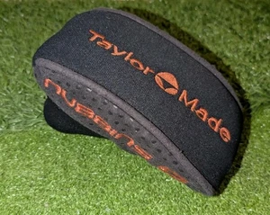 Cubierta de cabeza putter vintage TaylorMade Nubbins negra naranja - Imagen 1 de 6