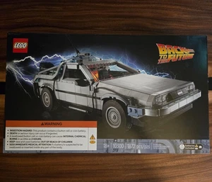 LEGO Icons Back to the Future Time Machine 10300, Model Car Building Kit SEALED - Picture 1 of 7