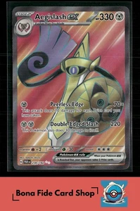 Aegislash ex #230/182 Pokemon Ultra Rare NM 2023 - Picture 1 of 2