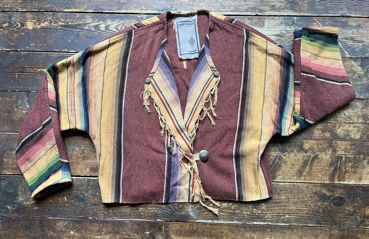 Chimayo Blanket In Vintage Outerwear Coats & Jackets For Women for