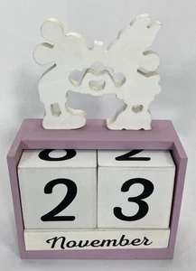 Disney Mickey & Minnie Mouse Ewiger Schreibtisch Block Kalender Zimmer Wohndeko LOVE - Bild 1 von 8