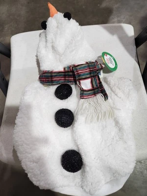 Feliz y Brillante: Navidad Muñeco de Nieve Mascota Perro Disfraz Nuevo Con Etiqueta Talla M Foto 1 de 2