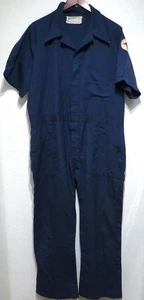 Vintage Unitog MOBIL TANKSTELLE Mechaniker Overall groß 70er Pegasus Duroprest Arbeit - Bild 1 von 17