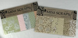 2 NEW Packs Provo Craft Mini Scraps Golds Pastels Paper Passports Scrapbooking - Picture 1 of 4
