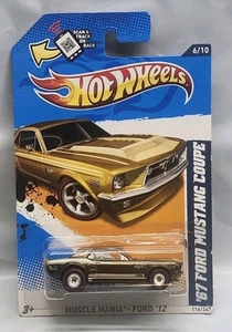 Mattel Hot Wheels Hw Muscle Mania 6/10 2901n '67 Ford Mustang Coupe Car New - Picture 1 of 2