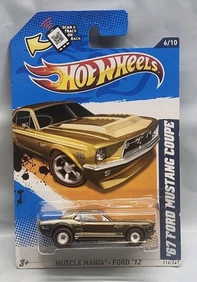 Mattel Hot Wheels Hw Muscle Mania 6/10 2901n '67 Ford Mustang Coupe Car New - Image 1 of 2