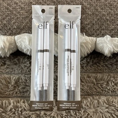 e.l.f. Cosmetics Instant Lift Brow Pencil: 2 in Pack, Neutral Brown - 4 Total - Image 1 of 3