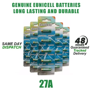 Batteria alcalina 27A A27 12v MN27 EL812 L828 L828f Eunicell UK - Foto 1 di 2
