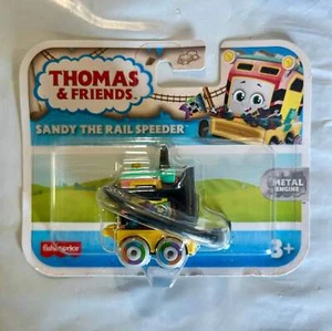 Thomas & Friends Toy Train, Diecast Sandy the Rail Speeder Engine 12417 - Imagen 1 de 2