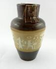 Antique Royal Doulton Lambeth Pitcher Egyptian Revival Style Small Chip On Spout