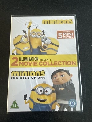 Minions 1 & 2 Rise Of Gru Box Set 2-Movie Collection NEW SEALED DVD - Image 1 of 4