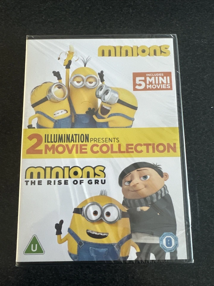 Minions 1 & 2 Rise Of Gru Box Set 2-Movie Collection NEW SEALED DVD - Image 1 of 4