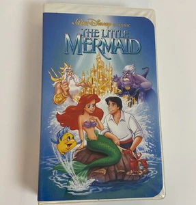 The Little Mermaid Disney Classic VHS, 1989, Diamond Edition, Rare Banned Cover - Picture 1 of 10