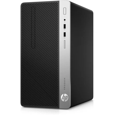 HP PC ProDesk 400 G6 MT 256GB SSD NVMe+4TB HDD Intel i5 6x3 GHz 16GB Windows 11 - Bild 1 von 4