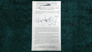 AMERICAN FLYER M4261 23601 CROSSING GATE INSTRUCTION PHOTOCOPY - Picture 1 of 2