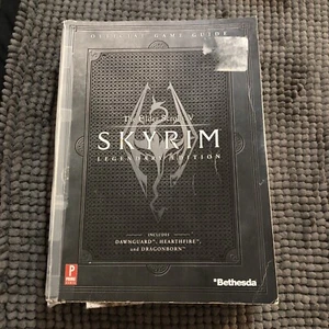 Skyrim Legendary Edition Guía Oficial del Juego, Prima Games, Tapa Blanda con Mapa - Imagen 1 de 5
