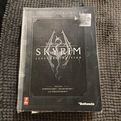 Skyrim Legendary Edition Official Game Guide, Prima Games, Softcover With Map - Image 1 of 4